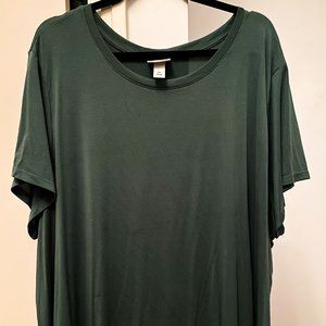 “Ava & Viv” Hunter Green Oversized T-Shirt